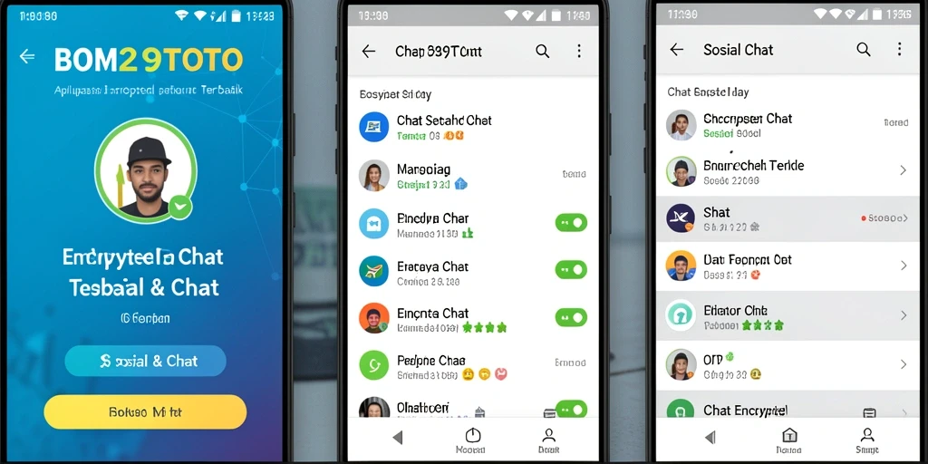 Antarmuka menarik dan fungsional dari BOM29TOTO untuk Chat Encrypted.