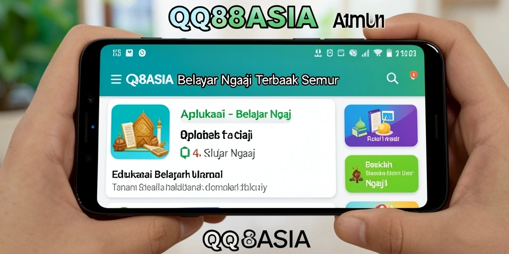Tampilan antarmuka <strong>QQ88ASIA</strong> yang ramah pengguna untuk belajar mengaji.