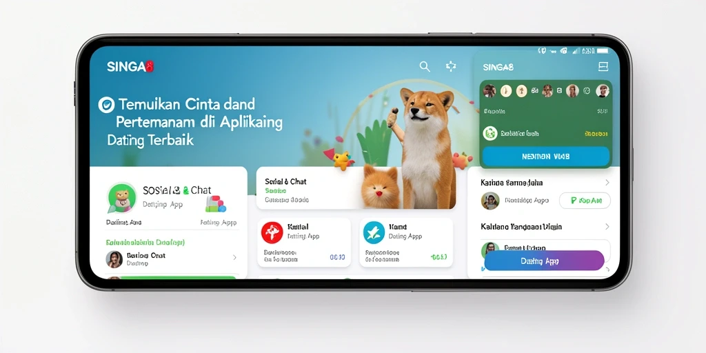 Antarmuka pengguna SINGA8 yang modern dan menarik.