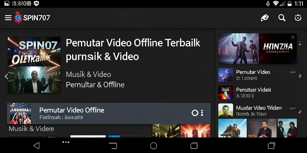 Tampilan antarmuka SPIN707 yang sederhana dan fungsional.