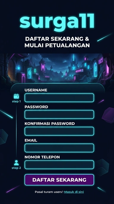 Panduan Mendaftar Akun Baru di Surga11