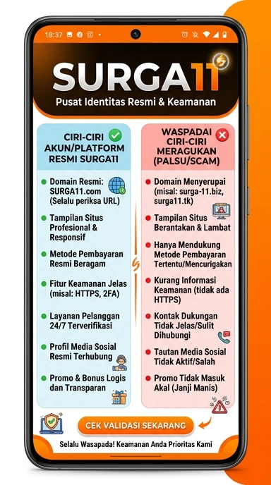 Kanal Resmi Surga11 untuk Pengguna Android di Indonesia