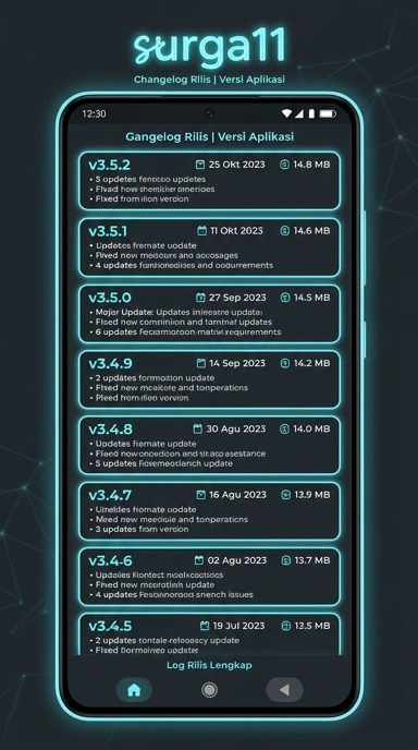 Riwayat Versi Aplikasi surga11 untuk Android